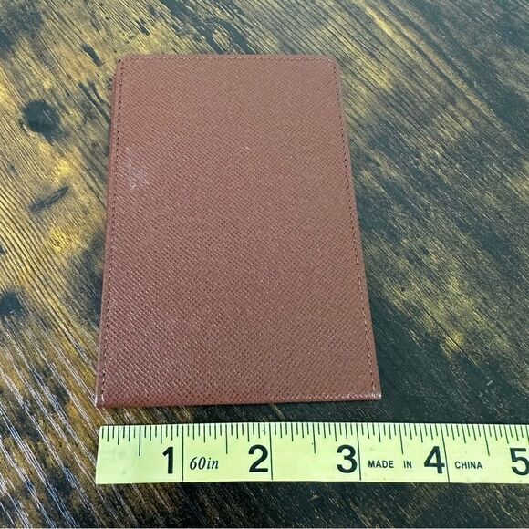 Louis Vuitton Bifold Agenda Notebook Holder Wallet Brown Leather Authenticated - Picture 11 of 12